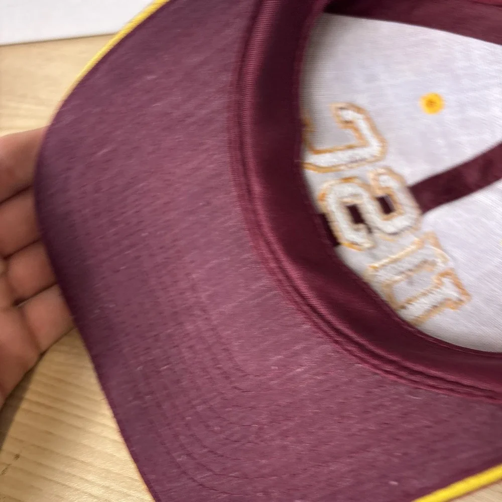 USC Trojans Hat Cap Strap Back Maroon Yellow NCAA Football College Mens